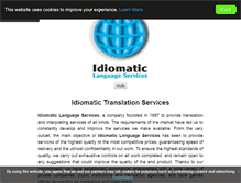 Tablet Screenshot of idiomatic.net